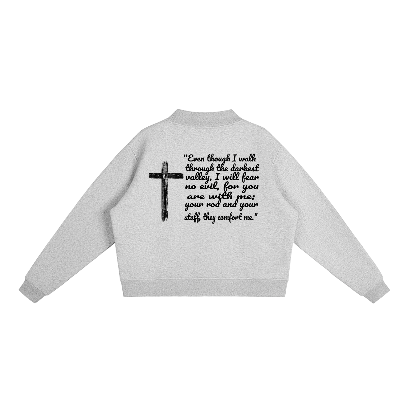 Women's Psalm 23:4 sweatshirt