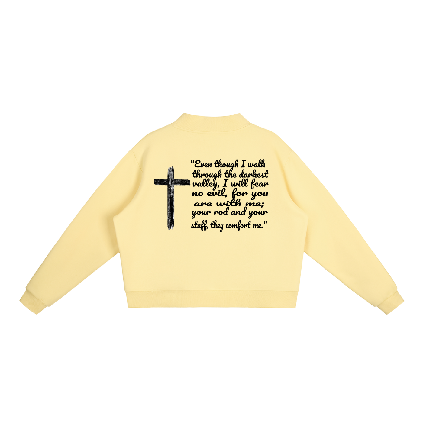 Women's Psalm 23:4 sweatshirt