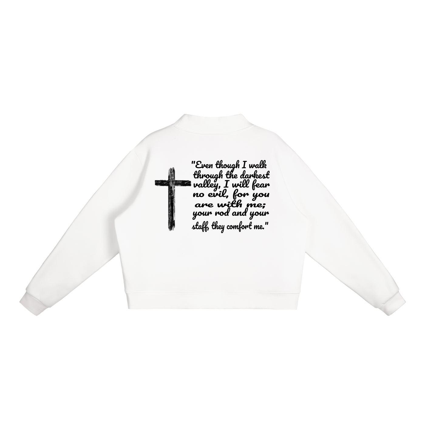Women's Psalm 23:4 sweatshirt