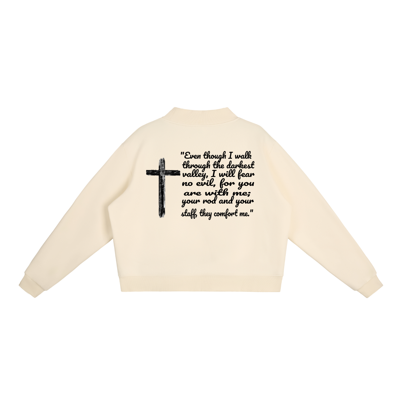 Women's Psalm 23:4 sweatshirt